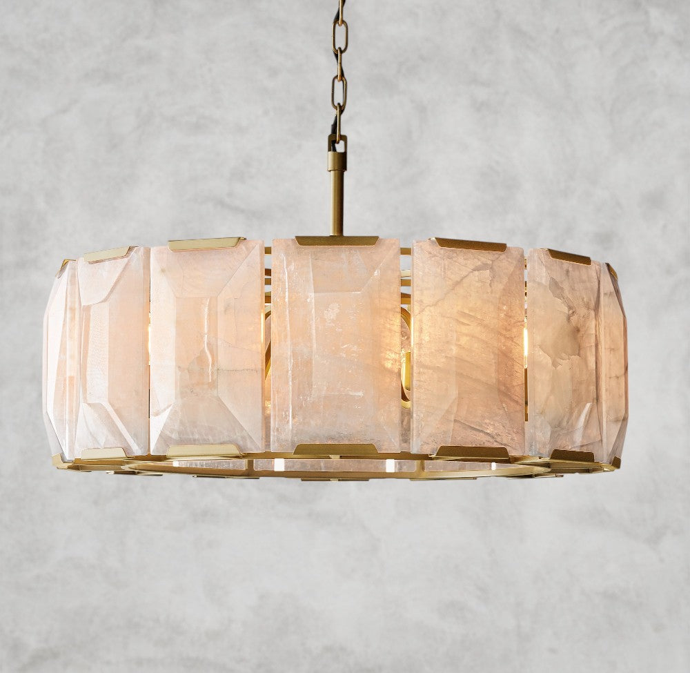 Harlow Calcite Round Chandelier 19", 31", 43", 60"